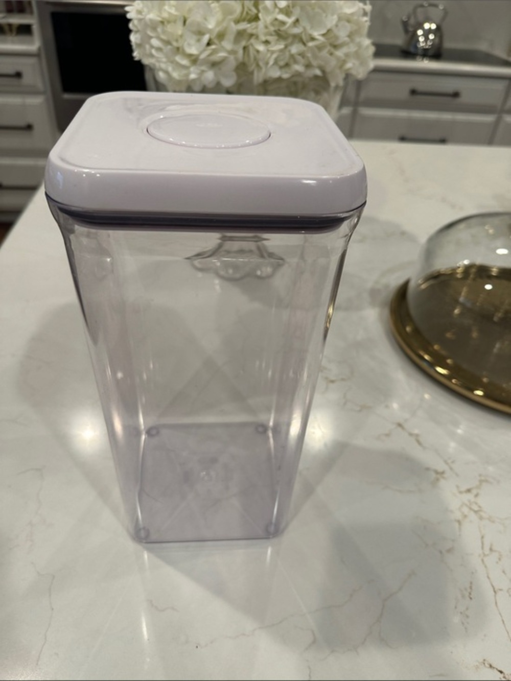 Oxo Tall White Airtight Food Storage Container  Kitchen Good Grips Pop Container